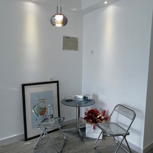 中山古镇展厅北欧床头小吊灯客厅电视墙单头长线意式极简餐厅吧台