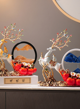 乔迁之喜新居礼品搬家暖居礼物实用流沙画沙漏摆件家居客厅装饰品