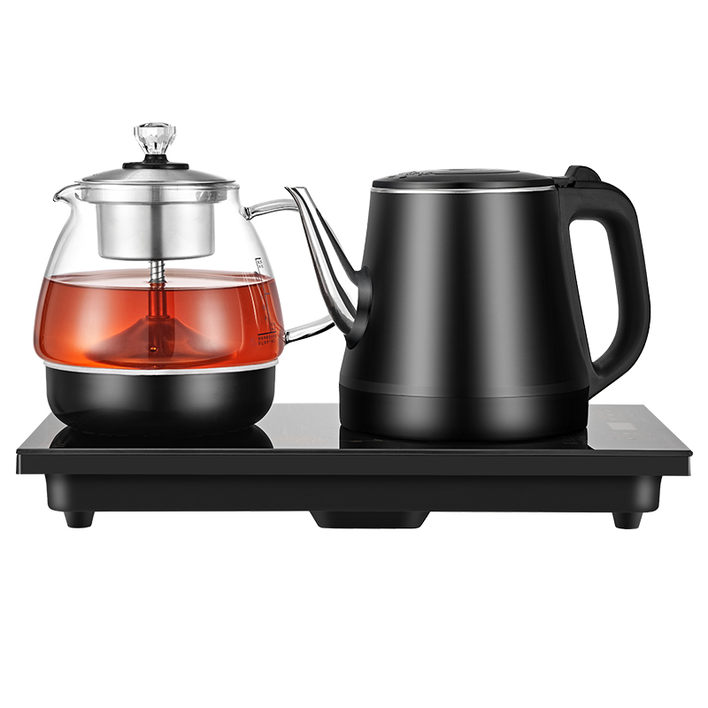 底部全自动上水电热烧水壶泡茶具器桌电磁煮茶专用茶台一体嵌入式