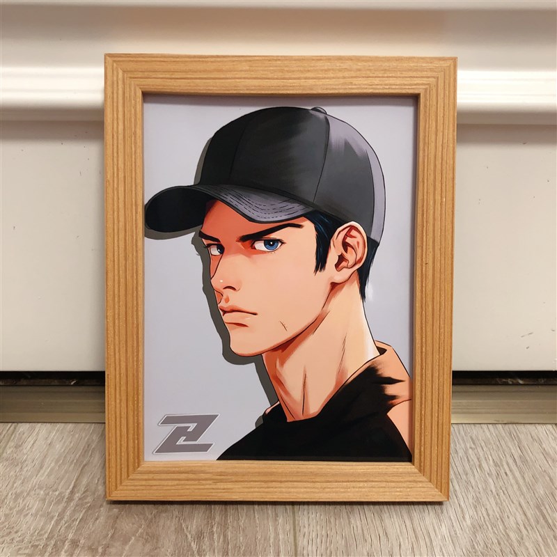 【咪酱三井寿合集】灌篮高手咪酱办公桌卧室摆台相框海报挂画纪念