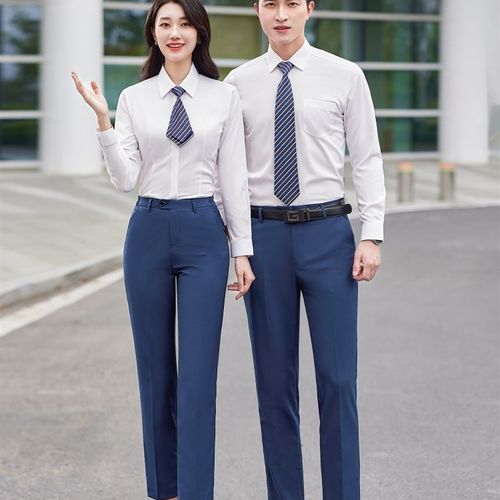 2023新款比亚迪王朝网4S店工作服西裤雾霾蓝西装裤男女销售正装裤