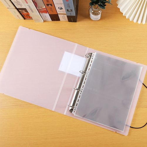 资料册a4插页活页夹外壳加宽卡册b5文件夹多层A5票据收纳册6寸8寸