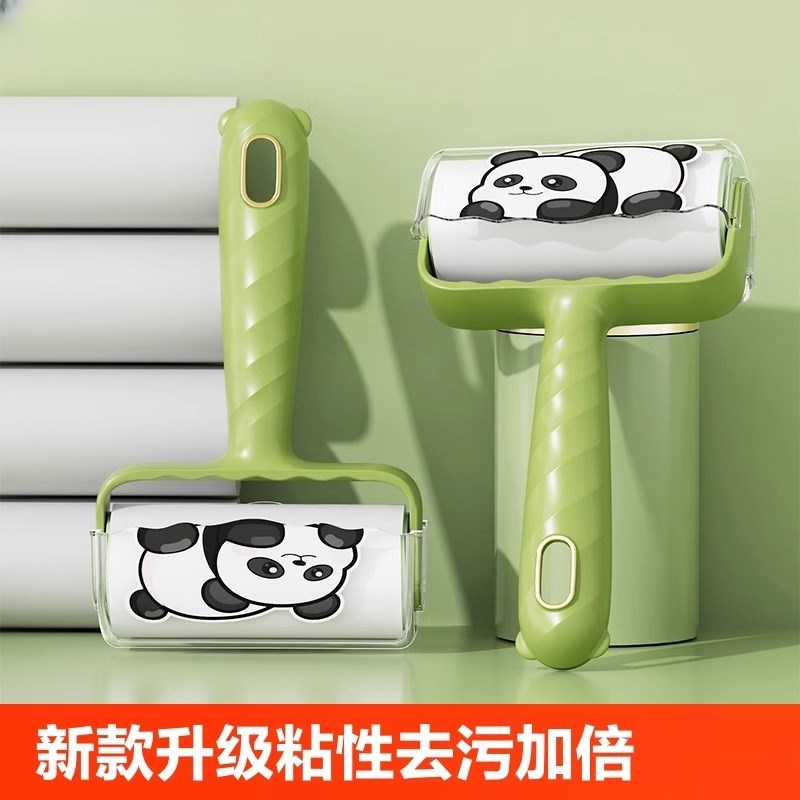 粘毛器滚筒可撕式滚刷沾毛除毛猫毛粘头发神器粘纸滚