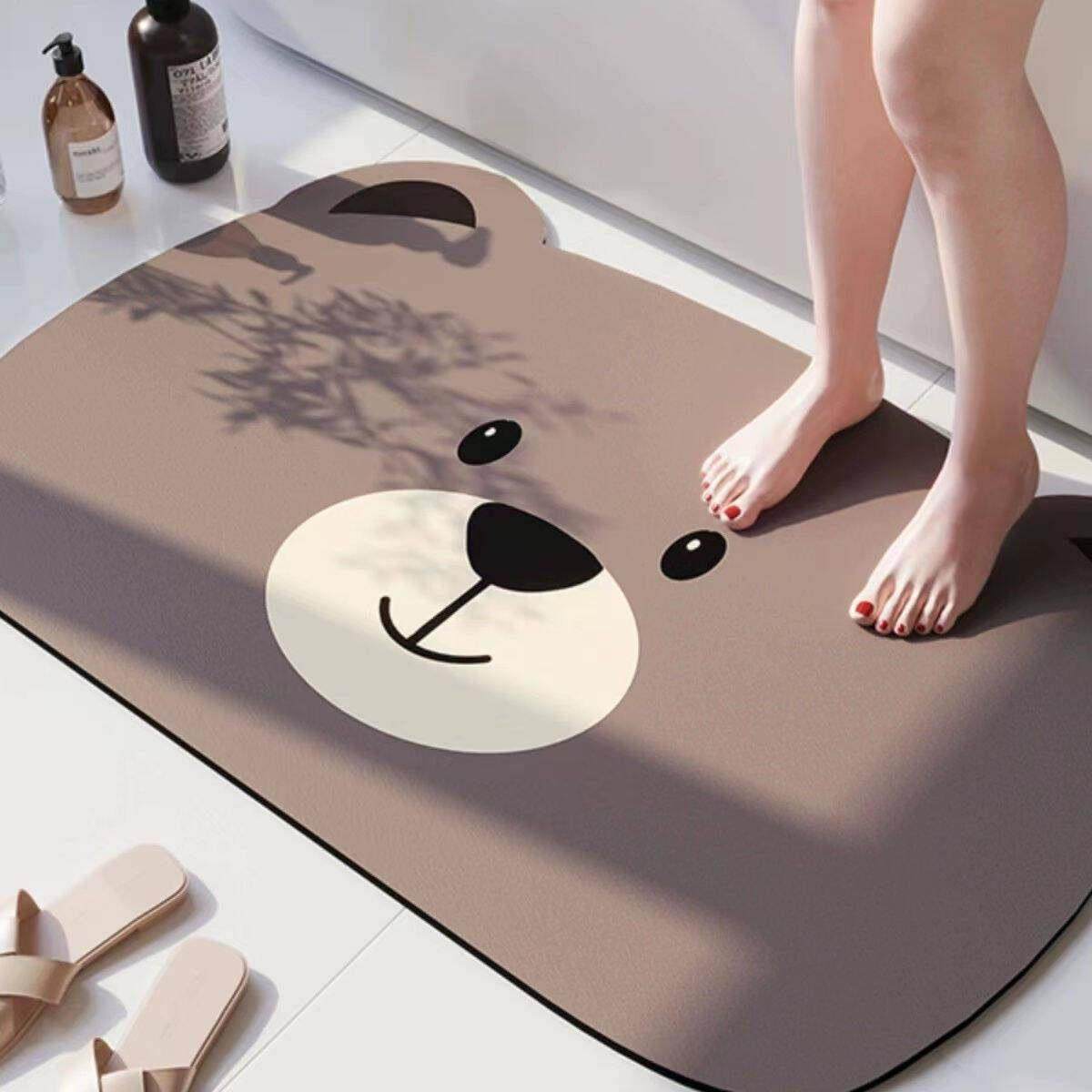 软矽藻泥浴室垫门口地垫化妆室吸水防滑速干家用门口脚垫卡通毯垫,家庭/个人清洁工具,地垫,淘宝优惠券,粉丝福利购,淘宝优惠卷
