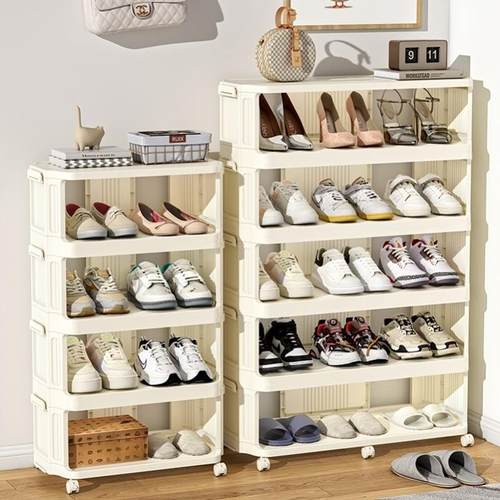 德国进口简易鞋架家用门口省空间新款宿舍出租屋门后多层小窄鞋柜