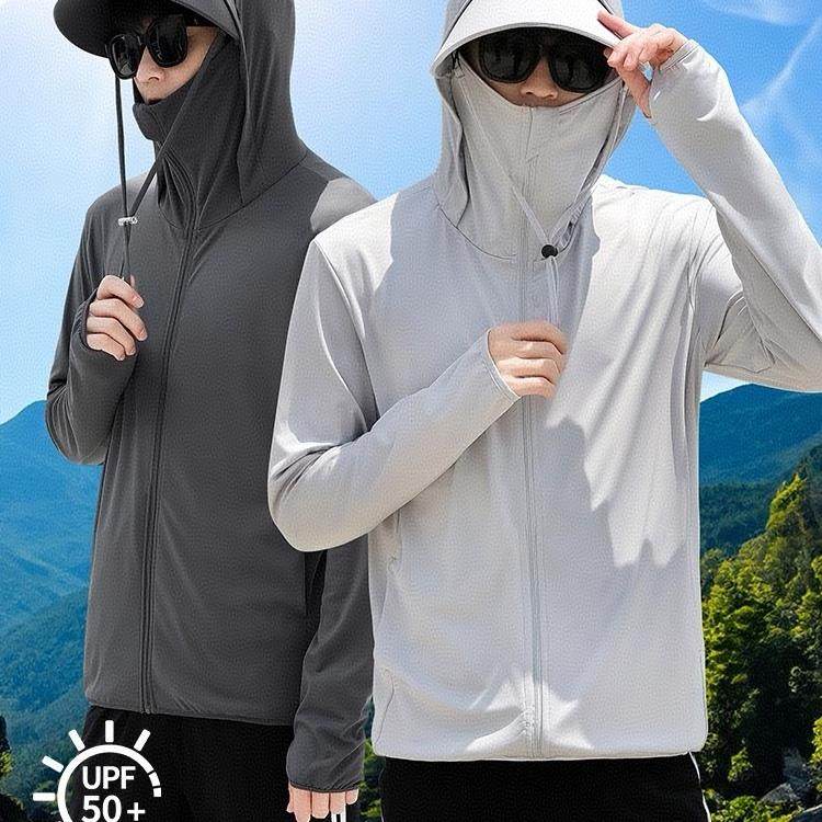 德国防晒衣男款夏季新款抗UV透气冰丝薄款防晒服户外钓鱼外套