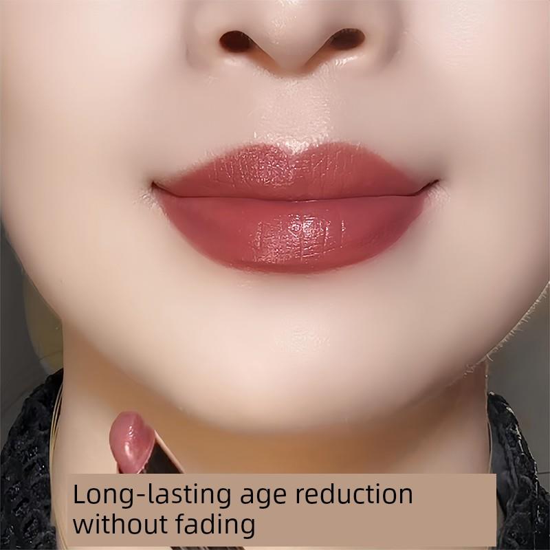 采购产品口红，唇釉，不褪色，不粘杯，普通彩妆，低饱和度裸色，