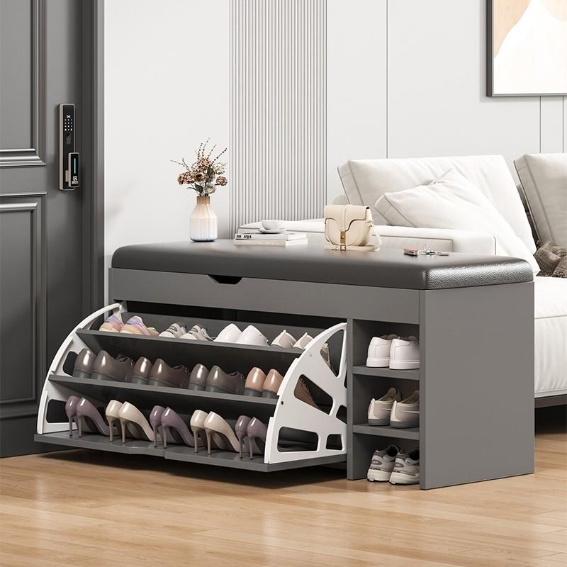 德国进口鞋架家用门口新款鞋柜小窄多层室内可坐式收纳翻斗换鞋凳