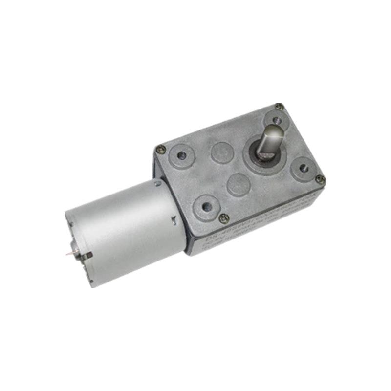 微型静音12V24V减速电机电动猫砂盆咖啡机370马达蜗轮蜗杆齿轮箱