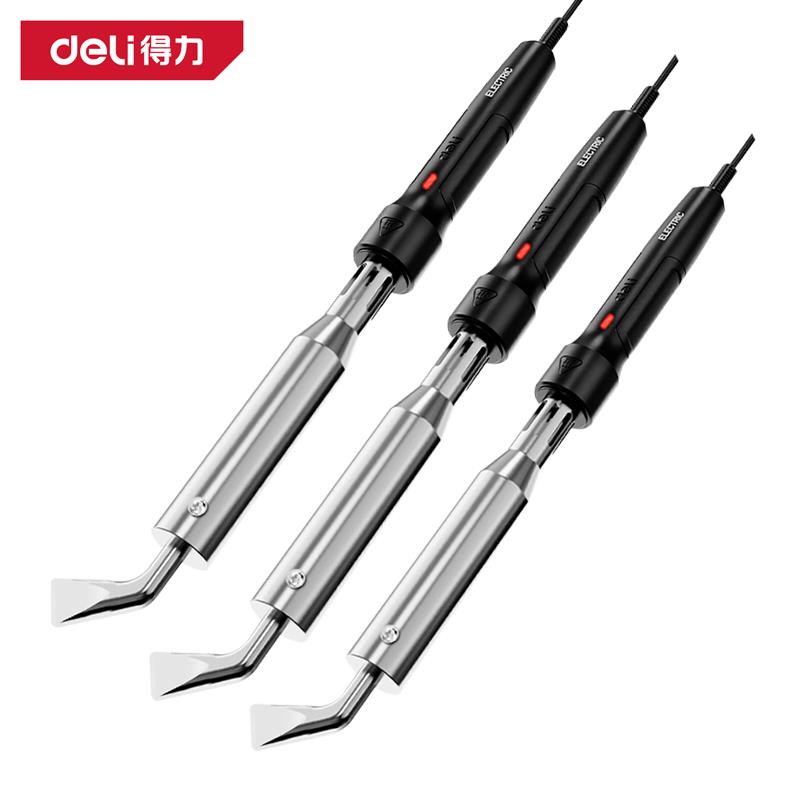 得力大功率电烙铁75/150/200/300W工业级刀头锡焊工具焊接烙画 画