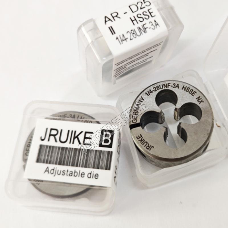 进口JRUIKE可调节板牙3A美制航空板牙1/4-28 3/4 3/8-16UNJC UNJF