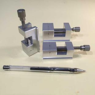 钳批士模型夹具夹钳直角老虎 台钳铝合金小型木雕刻加工平口钳台式