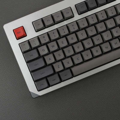 dolch复古黑灰61/64/68/98PBT热升华XDA球帽小全套键帽磁轴键帽