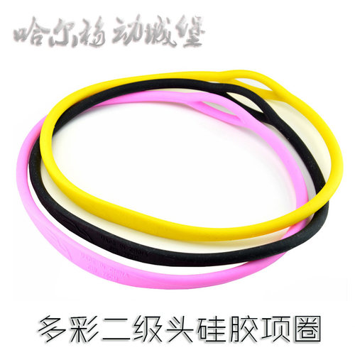 潜水二级头硅胶项圈 悬挂颈脖圈 技潜项链圈套 呼吸调节器固定链