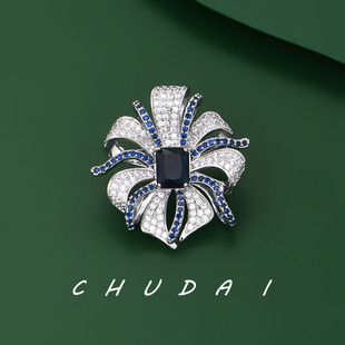 海漫胸针高档女精致奢华胸针气质西装外套新款别针配饰节日礼物潮