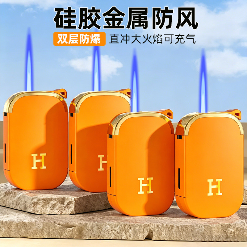 打火机防风40支金属高档可充气耐用家用大号厂家直销批发定制印字