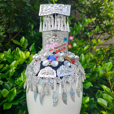 新款快乐阳光独唱演出服装 彝族畲族侗族儿童苗族少数民族服饰