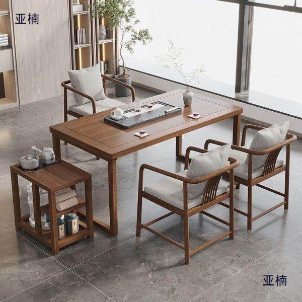组合客厅家用茶台茶几阳台简约现公桌泡茶桌新中式实木茶桌椅,商业/办公家具,茶台/茶桌,淘宝优惠券,粉丝福利购,淘宝优惠卷