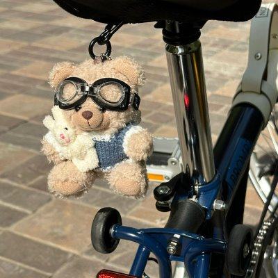 儿童自行车装饰公仔公路车配饰大全可爱卡通小配件车把玩偶挂件