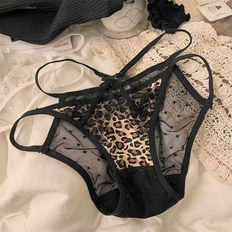 豹纹纯欲风镂空蕾丝内裤女性感新款小仙女低腰细带女士三角短裤头,女士内衣/男士内衣/家居服,女丁字裤,淘宝优惠券,粉丝福利购,淘宝优惠卷