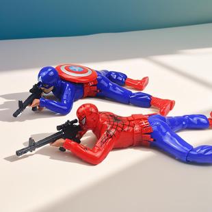 爬行士兵电动战士打枪发光绝地求生吃鸡儿童热门抖音玩具同款礼物