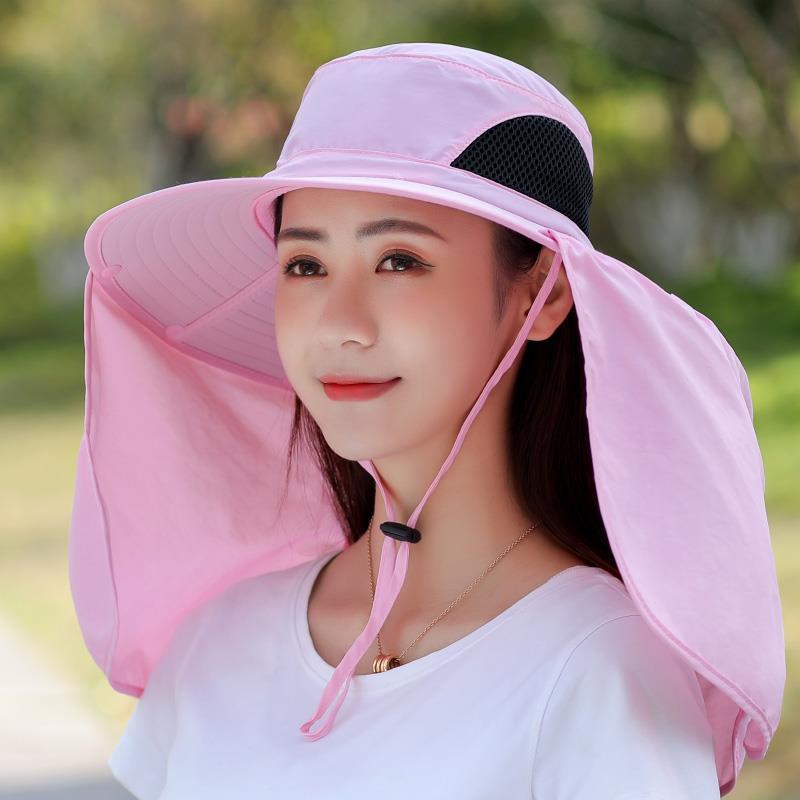 帽子女夏天防晒遮阳户外骑
