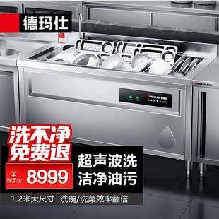 DEMASHI商用洗碗机超声波小龙虾果蔬净化清洗机浸泡水槽