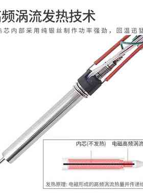 白光BK1000高频涡流焊台可调恒温数显90W工业级防静大功率电烙铁