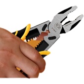 鹰之印多功能钢丝钳工业级省力钳子9寸老虎钳尖嘴钳斜嘴钳电工钳