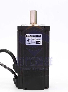 48V直流无刷电机 60BL120S25-430TF9 3000转 250W直流无刷电机