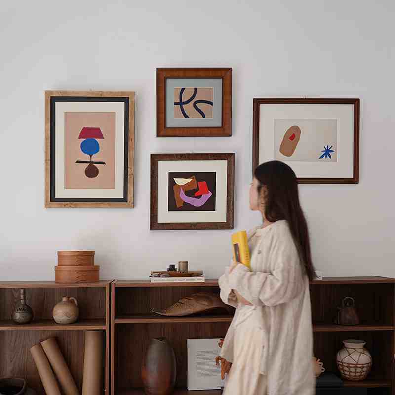 【艺术生活】 轻奢挂画组合客厅装饰画走廊抽象画几何图玄关壁画,家居饰品,现代装饰画,淘宝优惠券,粉丝福利购,淘宝优惠卷