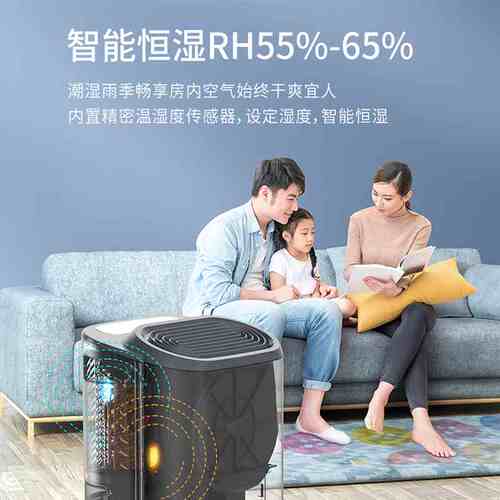 德业智能除湿机家用抽湿机轻音卧室吸湿器除湿器迷你地下室Z12A3