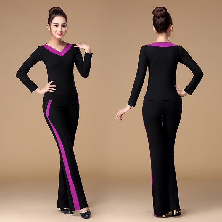 柳魅加厚莫代尔广场舞舞蹈健身长袖跳舞套装衣服服装运动服女新款,运动/瑜伽/健身/球迷用品,广场舞套装,淘宝优惠券,粉丝福利购,淘宝优惠卷