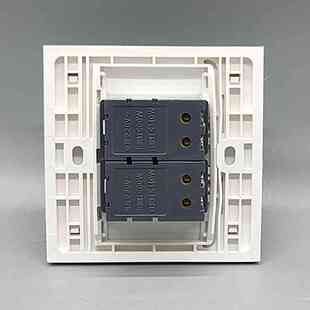 86型二位延时触控开关面板智能感应灯延迟开关楼道楼梯过道触摸