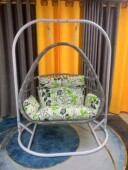 阳台懒人吊椅家用室内双人吊床户外太空吊篮椅秋千藤摇椅摇篮椅子