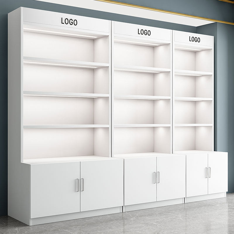 化妆品展示柜理发美甲店货柜超市礼品样品展示架美容院产品陈列柜