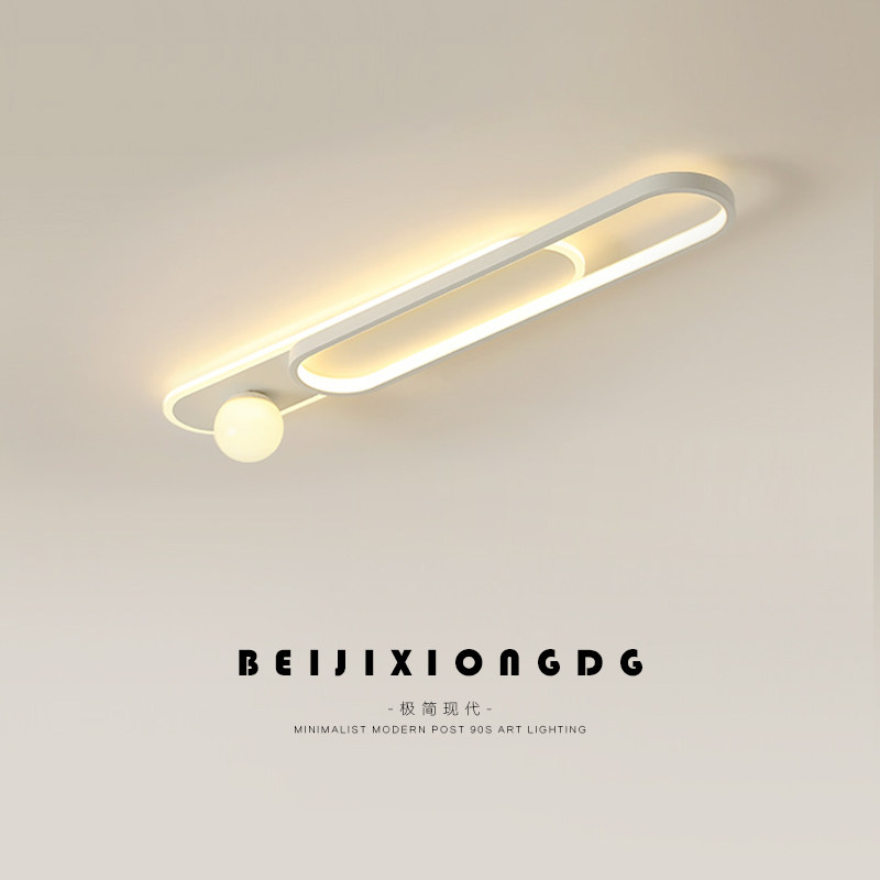 阳台过道灯led长条灯条形吸顶灯家用走廊玄关衣帽间灯入户玄关灯