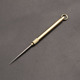 TC4钛合金牙签随身小工具便携轻便 黄铜手柄挂件水果签细尖剔牙针