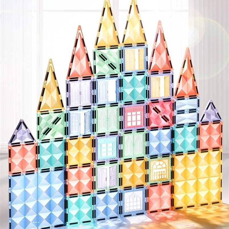 科博彩窗磁力片星芒磁性积木磁铁积木拼装玩具益智吸铁石男孩女宝,玩具/童车/益智/积木/模型,磁力片/磁性棒/磁性积木,淘宝优惠券,粉丝福利购,淘宝优惠卷