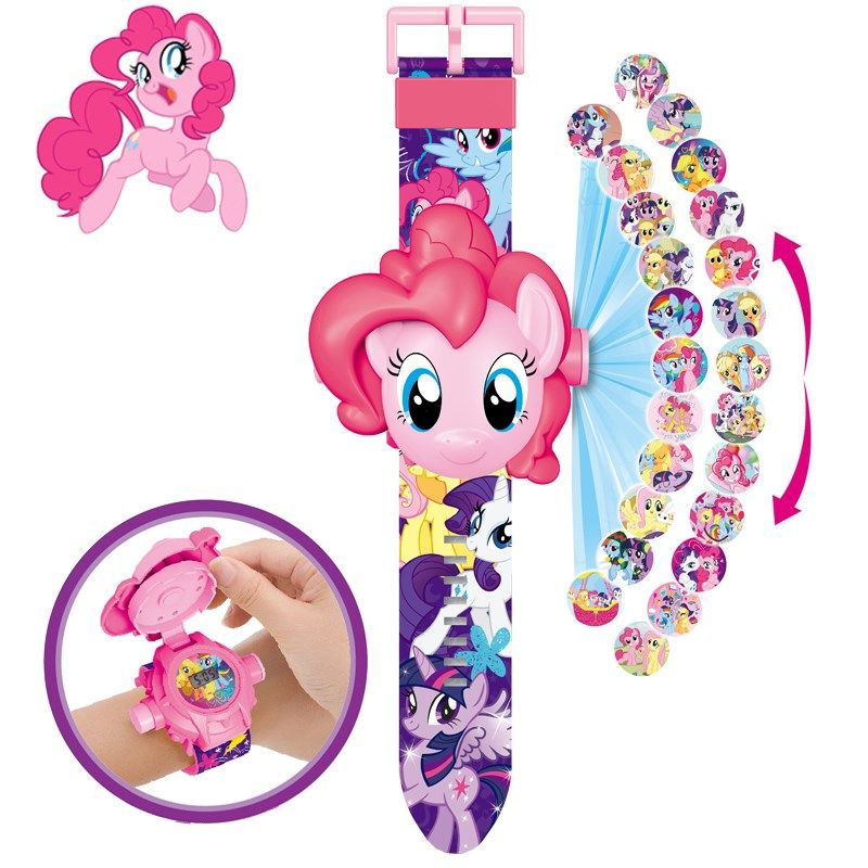 儿童女孩投影手表可爱卡通小马公主发光宝宝电子表幼儿园玩具礼物,玩具/童车/益智/积木/模型,儿童玩具表,淘宝优惠券,粉丝福利购,淘宝优惠卷