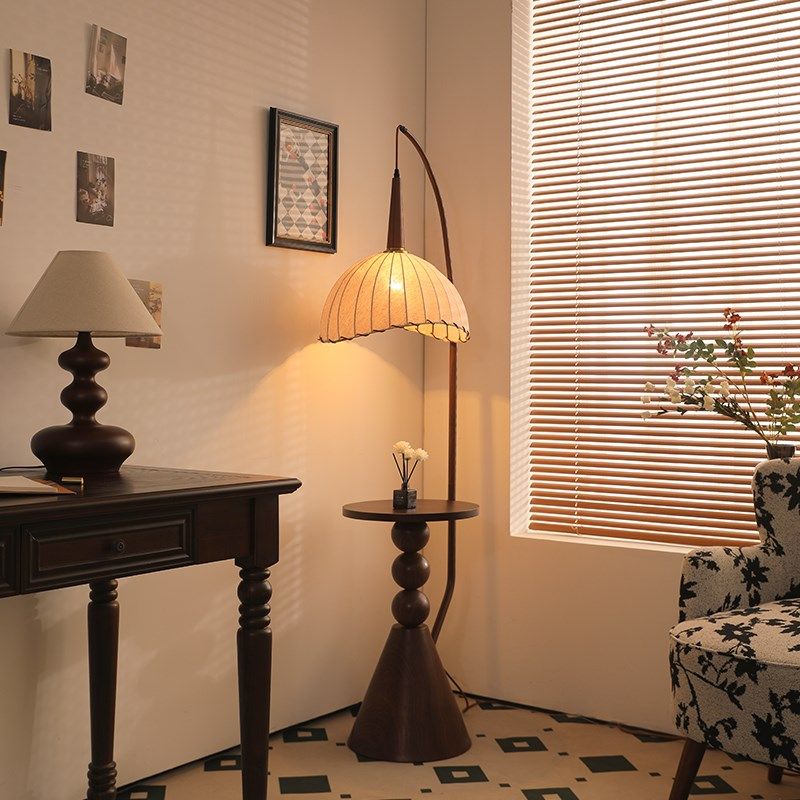 南洋侘寂风落地灯客厅沙发旁边几卧室新中式法式中古复古立式台灯,家装灯饰光源,装饰落地灯,淘宝优惠券,粉丝福利购,淘宝优惠卷