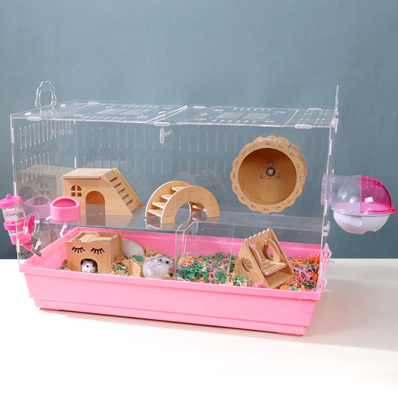 仓鼠笼子亚克力60基础笼金丝熊笼专用防咬便宜超大的豪华仓鼠用品