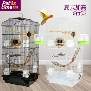 超大特大号双层玄凤虎皮鹦鹉笼子繁殖窝箱套餐用品宠物牡丹鸟别墅