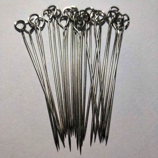 戏剧头饰配件插针固定针DIY头饰配件9字针粤剧九字插针片子石插针