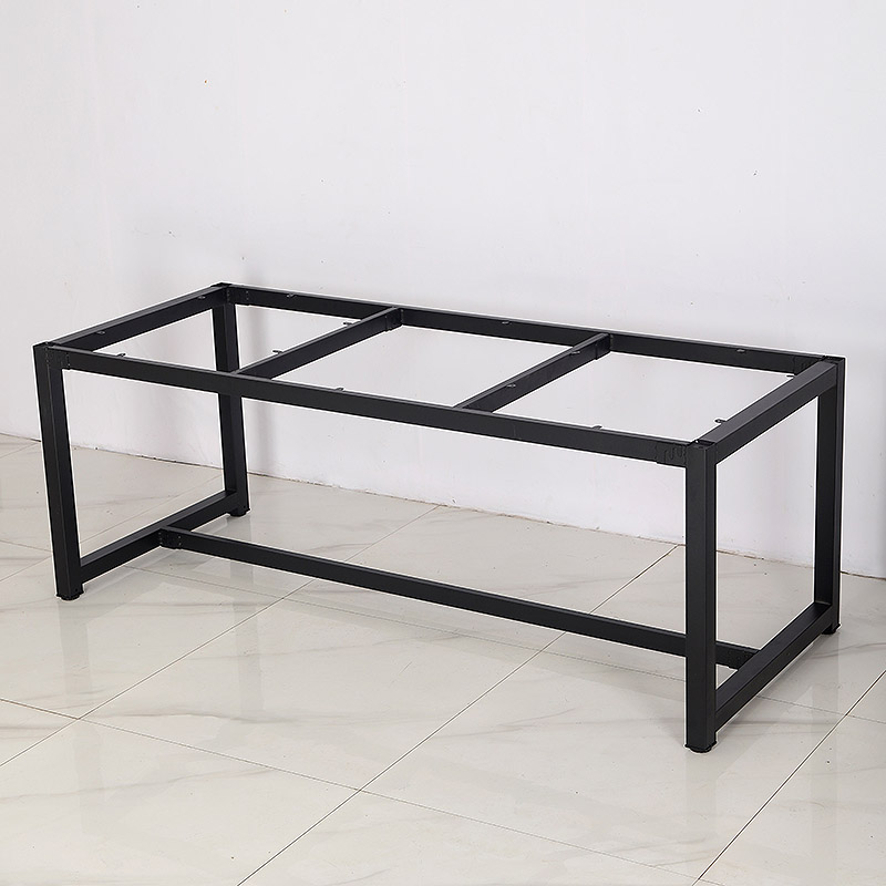 定制铁艺桌腿支架桌架会议桌餐桌加厚长方形办公电脑书桌脚架底座