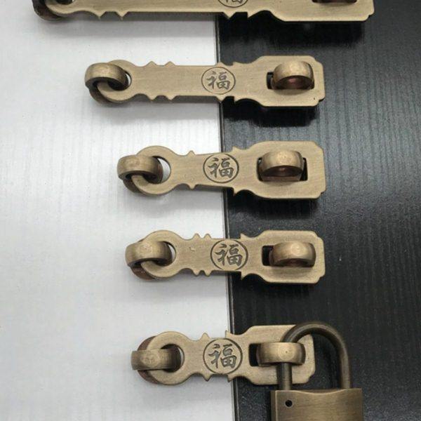 中式纯铜锁扣仿古木门搭扣加厚门扣挂锁门栓门锁全铜门鼻复古锁,基础建材,明插销,淘宝优惠券,粉丝福利购,淘宝优惠卷