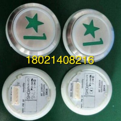 各种电梯新国标按钮/五角星字片按钮/基站1子凸起按钮KA313