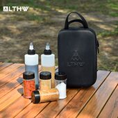 瓶油瓶防漏防撞 收纳调料瓶分装 LTHW旅腾露营调味瓶套装 户外便携式