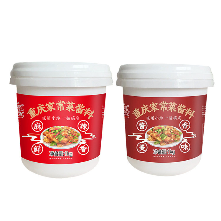 家常菜小炒酱农家炒菜桶装大桶素菜荤菜酱回锅肉小炒肉