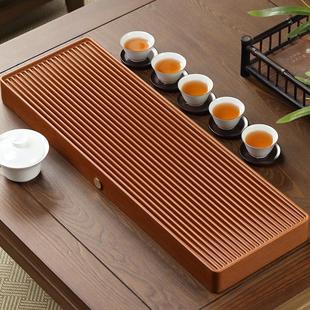 德国电木茶盘家用现代简约茶具干泡茶台实木茶海小号电胶木托盘